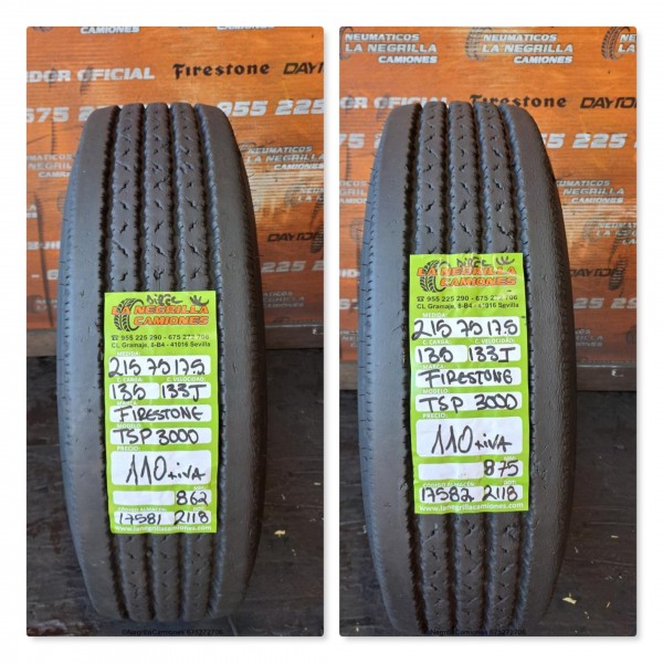215 75 17.5 FIRESTONE  juego de 2 und. Ref. 17581 17582