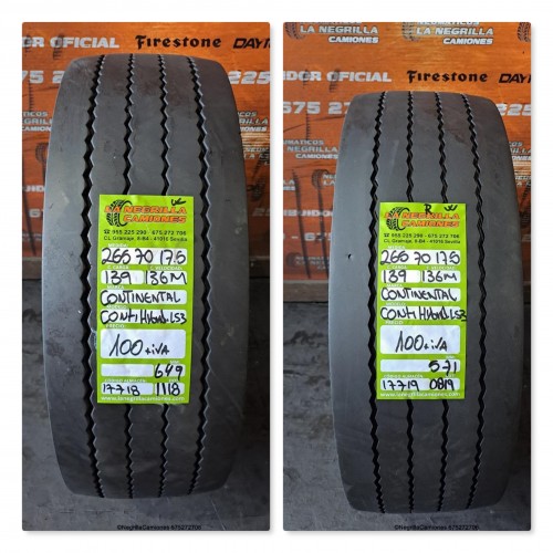 265 70 17.5 CONTINENTAL  juego de 2 und. Ref. 17718 17719