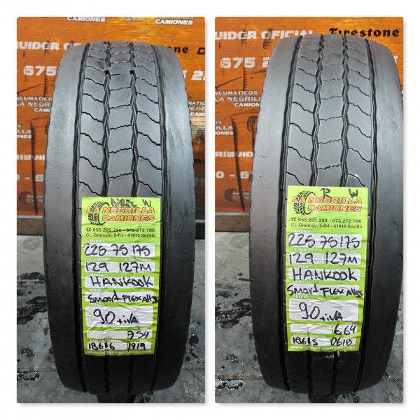 225 75 17.5 HANKOOK (2 neumáticos) OCASIÓN