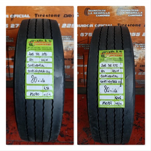 205 75 17.5  CONTINENTAL (2 neumáticos) OCASIÓN