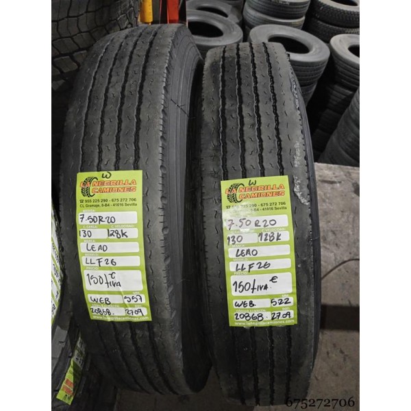 2x 7.5 R20 130 128 K LEAO LLF26 OCASION
