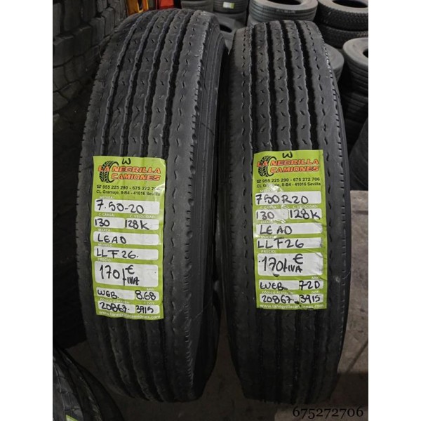 2X 7.50 R20 130 128 K LEAO LLF26 OCASION