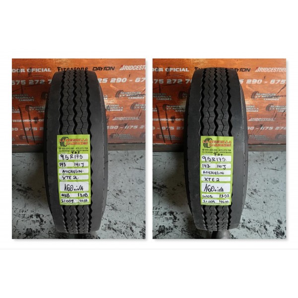 2X9.5 R17.5 43 141 J Michelin xte2 ocasión