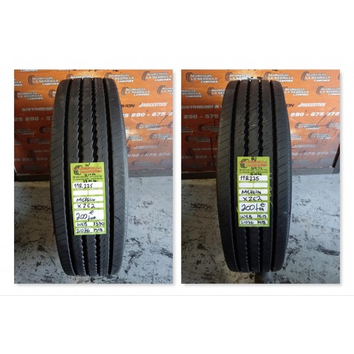 2X 11 R22.5 MICHELIN XZE2 OCASION