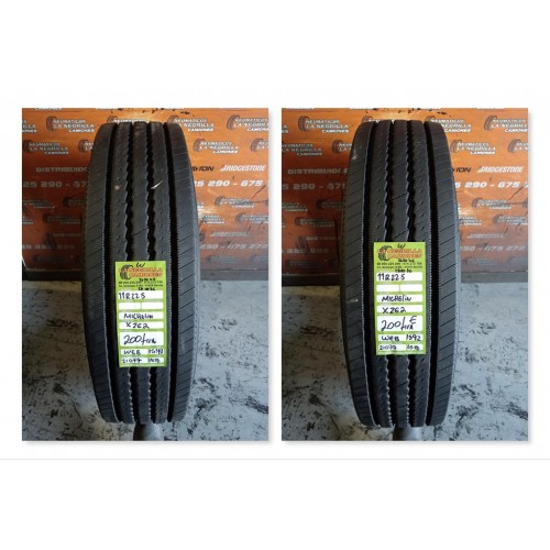 2X 11 R22.5 MICHELIN XZE2 OCASION