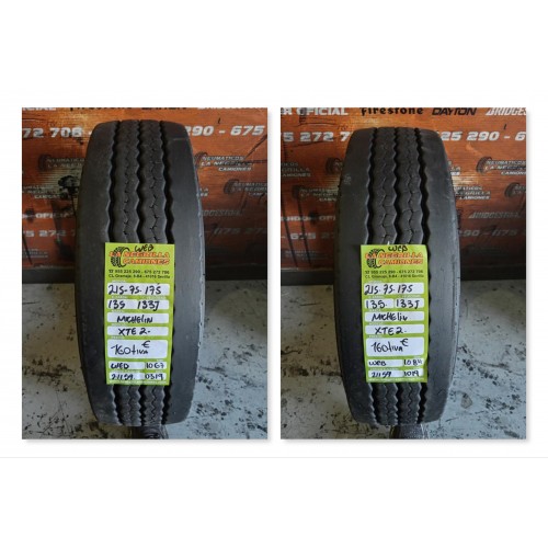 2X 215 75 R17.5 135 133 J MICHELIN XTE2 OCASION