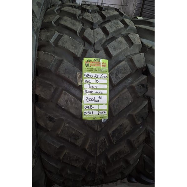 1X 580 65 R22.5 166 D BKT OCASION