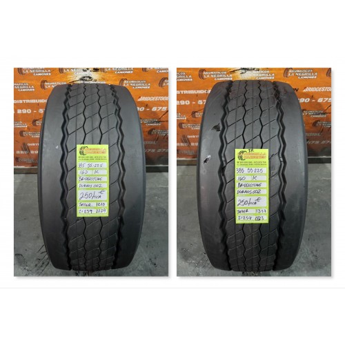 2X 385 55 R22.5 160  K BRIDGESTONE DURAVIS OCASION