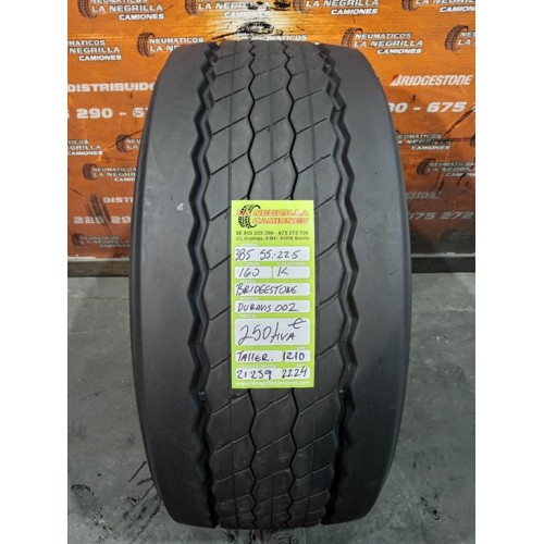 2X 385 55 R22.5 160  K BRIDGESTONE DURAVIS OCASION