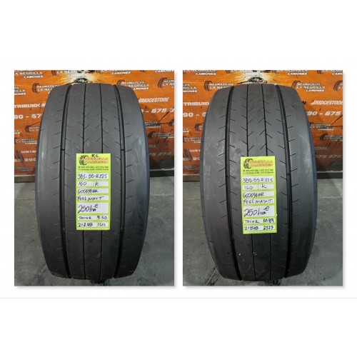 2X 385 55 R22.5 160 K GOOGYEAR OCASION