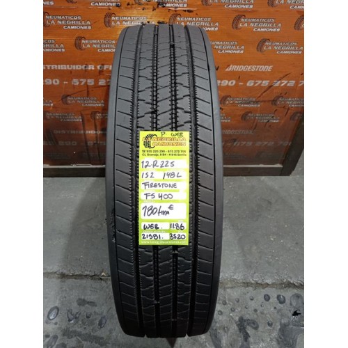 1X 12 R22.5 152 148 L FIRESTONE FS400 OCASION