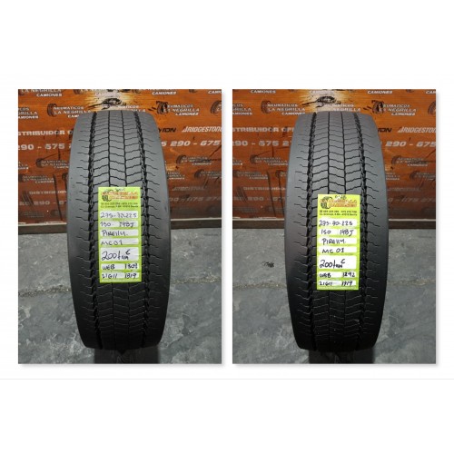 2X 275 70 R22.5 150 148 J PIRELLI OCASION
