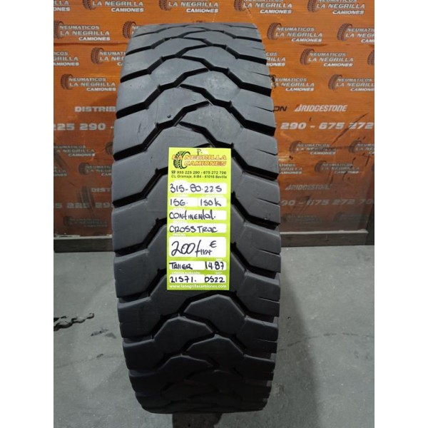 4X 315 80 R22.5 156 150 K CONTINENTAL CROOS OCASION