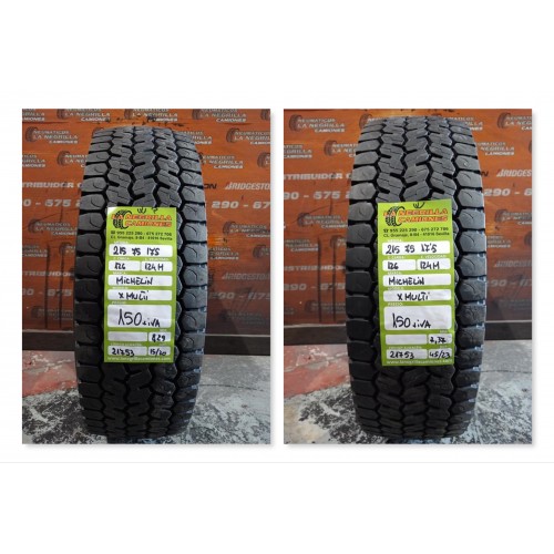 2X 215 75 R17.5 126 124 M MCIHELIN XMULTI OCASION