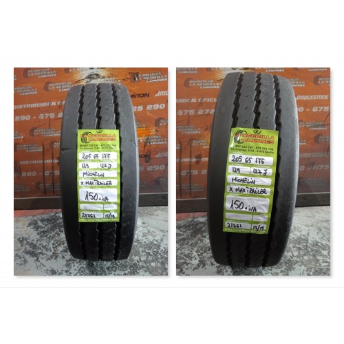 2X 205 65 R17.5 129 127J MICHELIN XMAX OCASION