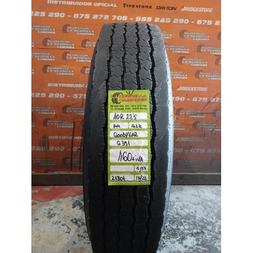1X 10 R22.5 144 142 K GOODYEAR G391 OCASION
