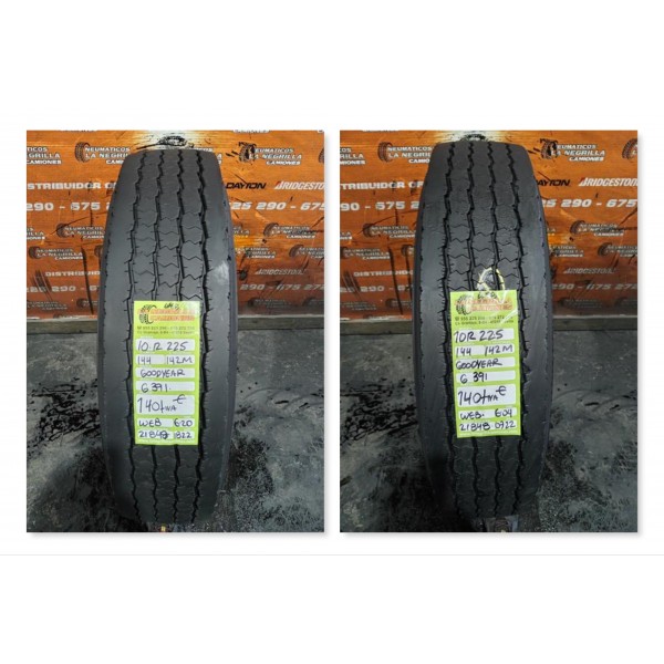 2X 10 R22.5 144 142 M GOODYEAR G391 OCASION