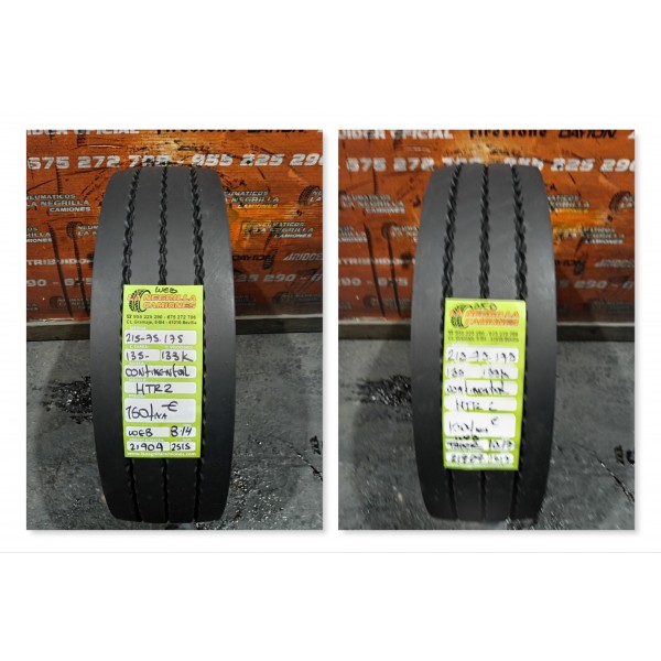 2x 215 75 R17.5 135 133 K CONTINENTAL OCASION