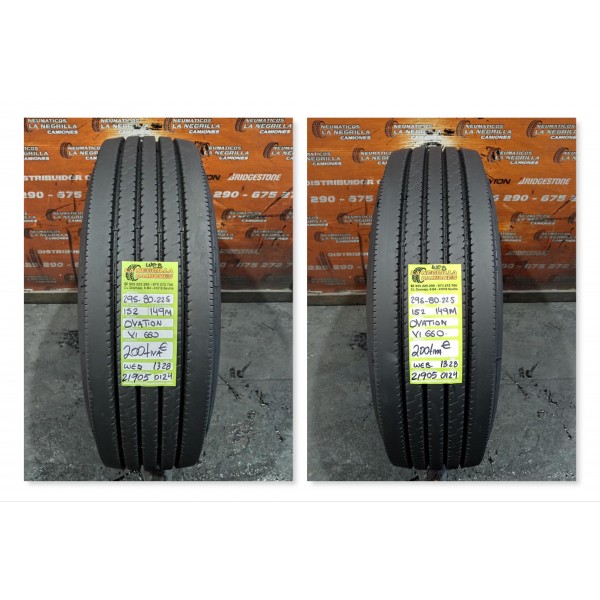 2X 295 80 R22.5 152 149 M OVATION VI660 OCASION