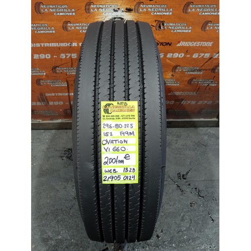 2X 295 80 R22.5 152 149 M OVATION VI660 OCASION