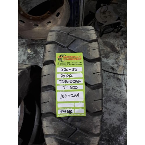 2X 250 -15 20 PR TRELLEBORG T 800 OCASION