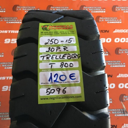 2X 250 -15 20 PR TRELLEBORG T 800 OCASION