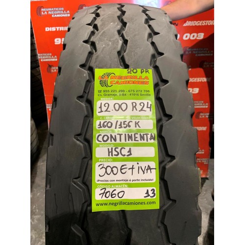 2X12.00 R 24 160 156 K CONTINENTAL HSC1 OCASION