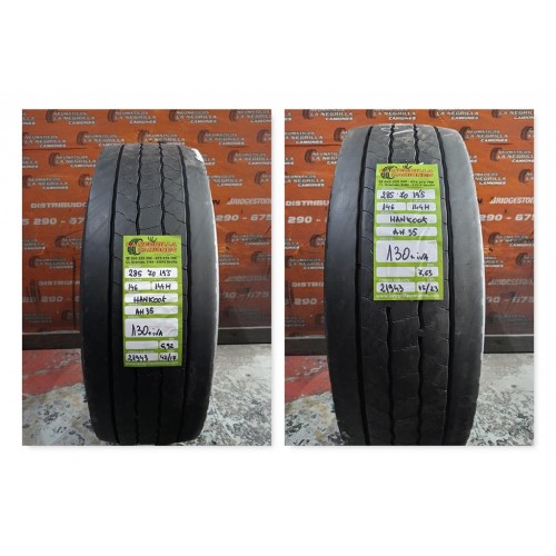 2X 285 70 R19.5 146 144 M HANKOOK AH35 OCASION