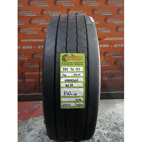 2X 285 70 R19.5 146 144 M HANKOOK AH35 OCASION