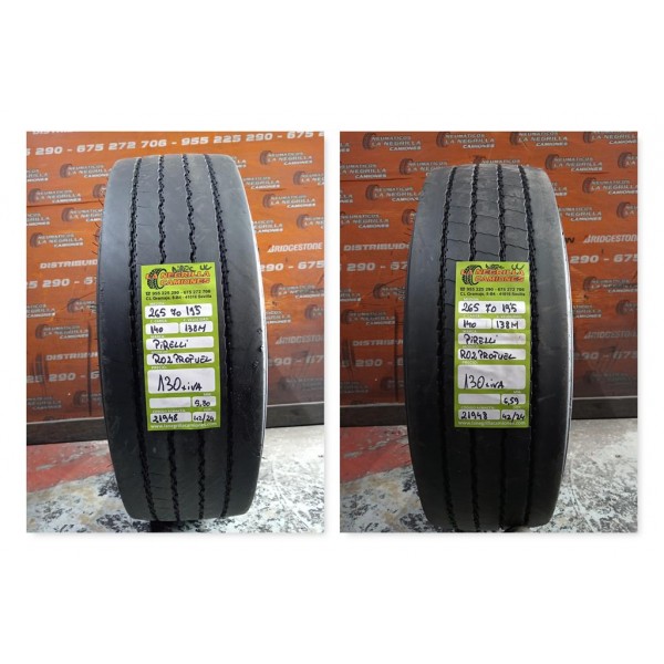 2X 265 70 R19.5 140 138 M PIRELLI OCASION
