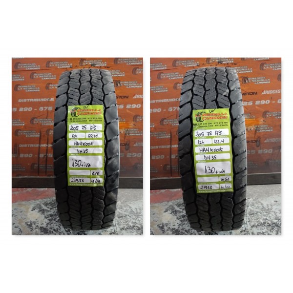 2X 205 75 R17.5 124 122 M HANKOOK DH35 OCASION