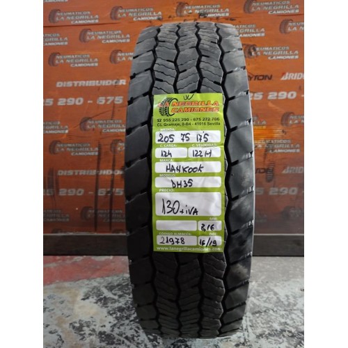 2X 205 75 R17.5 124 122 M HANKOOK DH35 OCASION