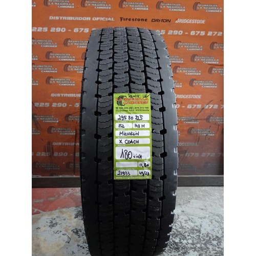 4x 295 80 R22.5 MICHELIN XCOAH REMIX OCASION
