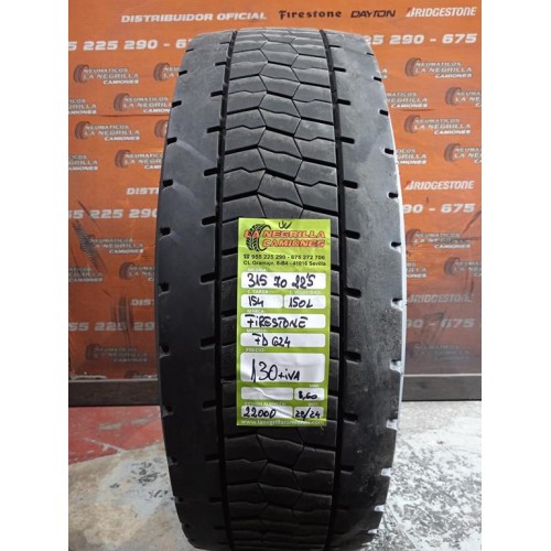 4X 315 70 R22.5 FIRESTONE FD624 OCASION