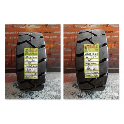 2X 27X10-12NHS 16 PLY BKT MACISAS OCASION