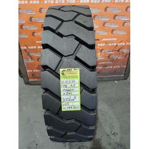 1X 12.00 R24 178 A5 MICHELIN OCASION