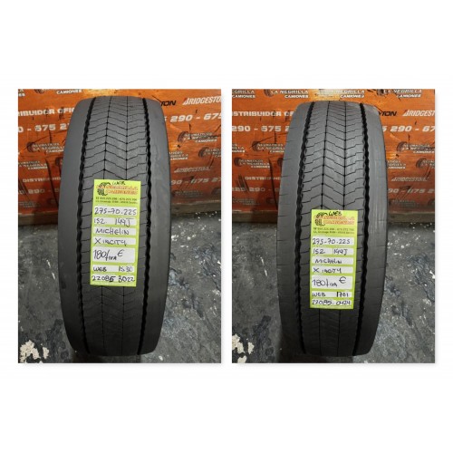 2X 275 70 R22.5 152 149 J MICHELIN OCASION