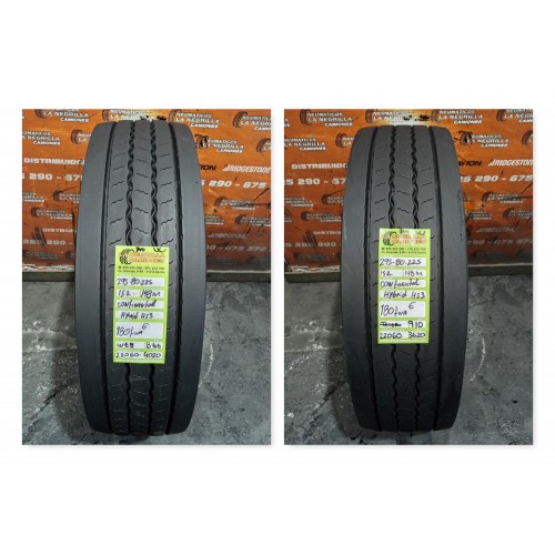 2X 295 80 R22.5 152 148 M CONTINENTAL OCASION