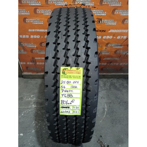 2X 315 80 R22.5 156 150 K PIRELLI OCASION