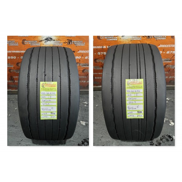 2X 435 50 R19.5 160 J SAILUN STL1 OCASION