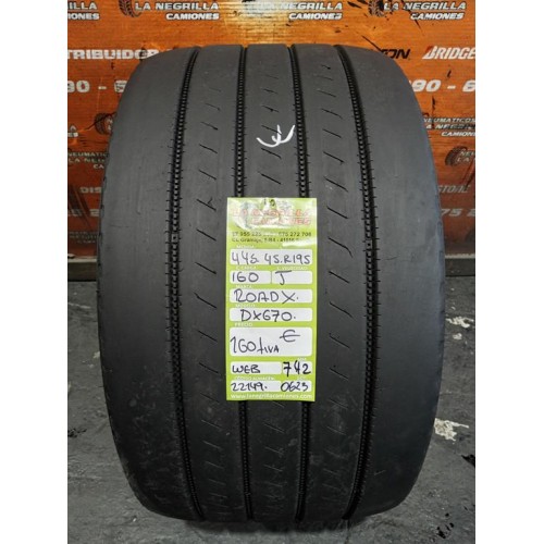 1x 445 45 R19.5 160 J ROADX DX670 OCASION