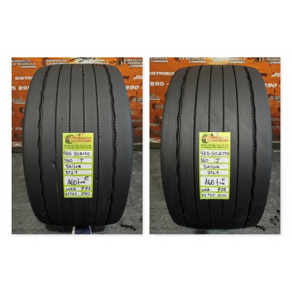 2x 435 50 R19.5 160 J SAILUN STL1 OCASION