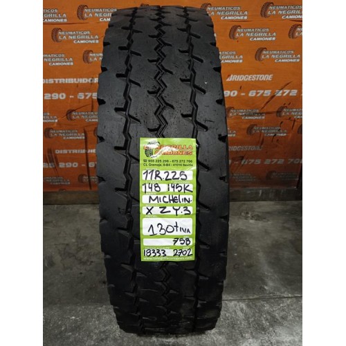 4X11 R 22.5 148 145 K MICHELIN XZY 3 OCASION