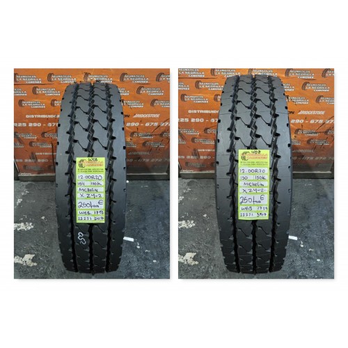 2X 12.00 R20 154 150 K MICHELIN XZY OCASION