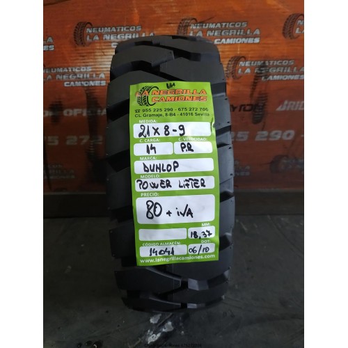 21x8-9 14PR DUNLOP POWER OCASION