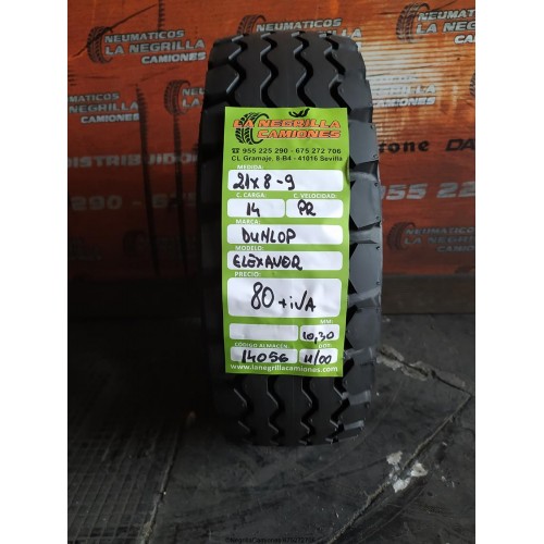 21X8-9 14 PR DUNLOP OCASION